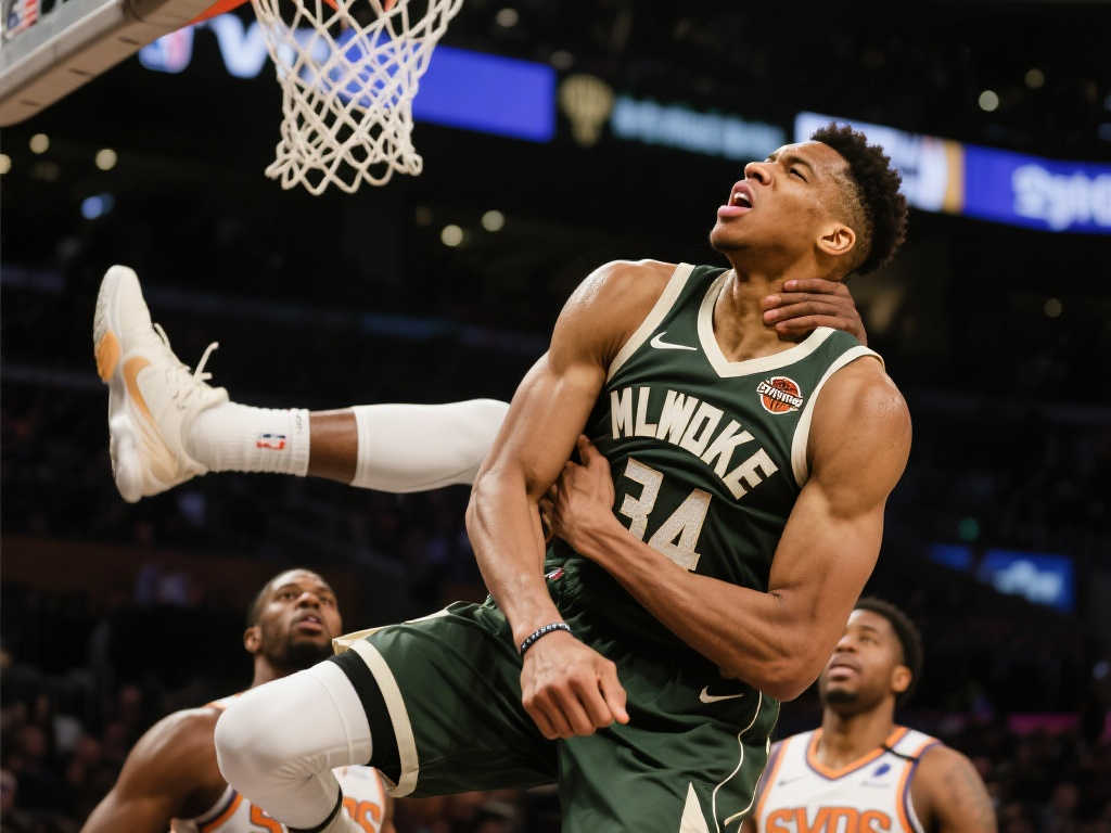 火箭猛兽空中压制！字母哥：我偶尔也会这么做